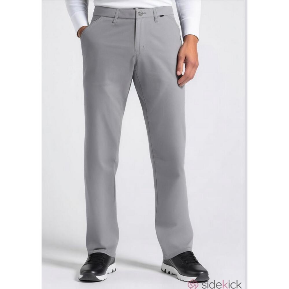 NWT! Travis Mathew Majestic X Player Pants Light Grey Golf Performance 34